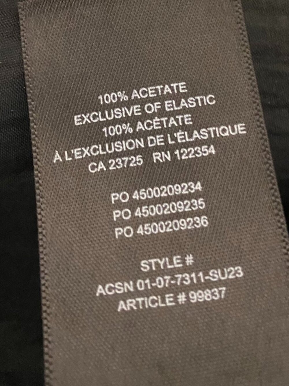 Babaton | Aritzia | Black Satin Slip Midi Skirt | Size 6 - Picture 4 of 5